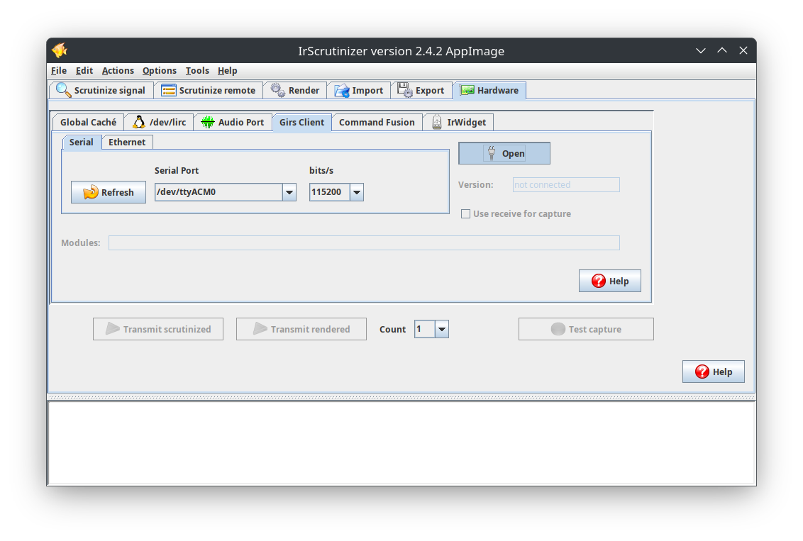 IrScrutinizer Connect